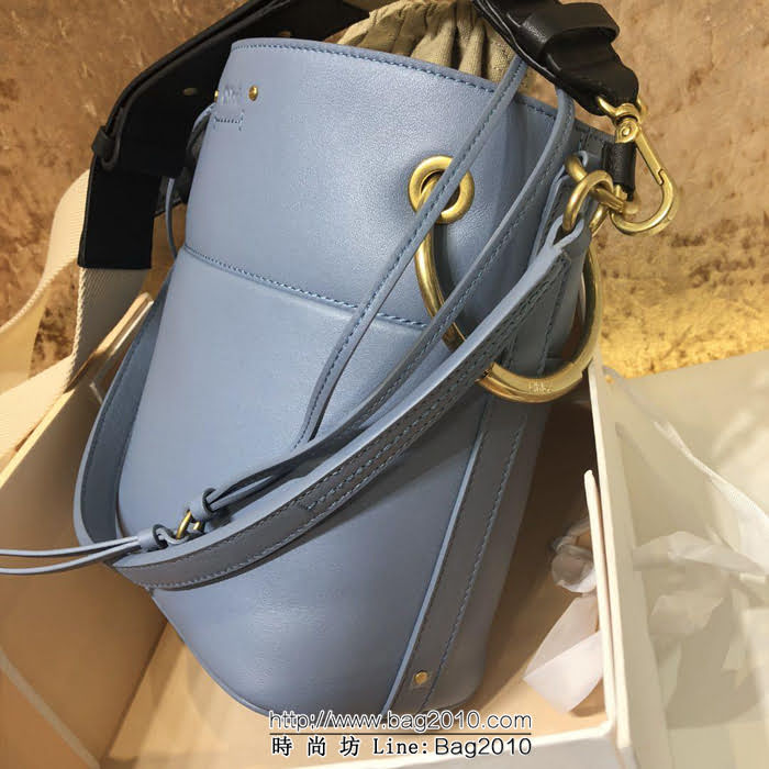 Chloe克洛伊 最新 進口小牛皮Roy系列 小號水桶包  ypk1012